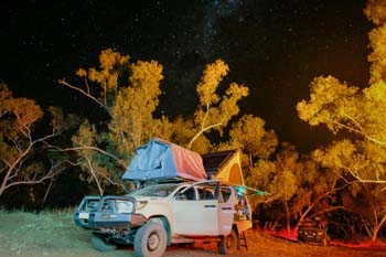 Well kiited out 4wd camper with toilet and shower from Broome, Perth and Darwin